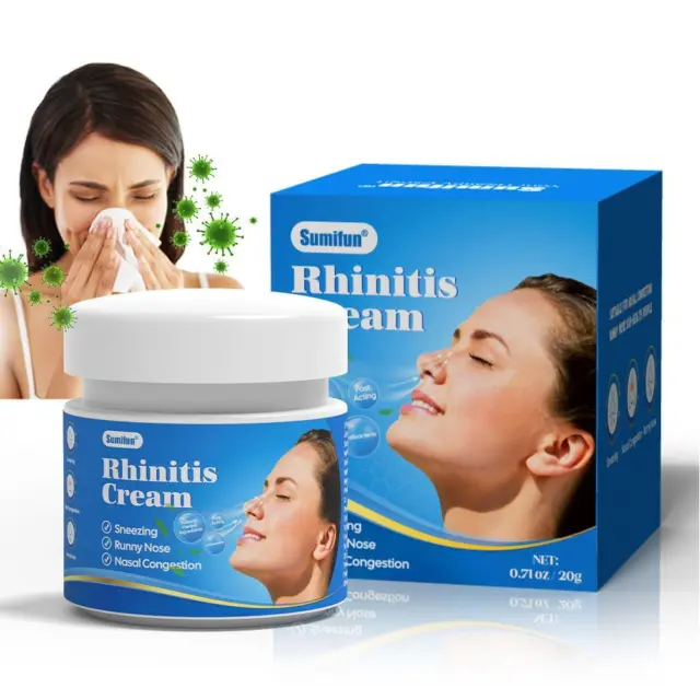 Nasal Ointment Rhinitis Sinusitis Cream Nasal Congestion Nose Sneezing L6Z9