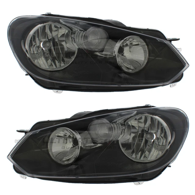 HEADLIGHTS VW GOLF MK6 20092013 Black Inner Headlamps Drivers
