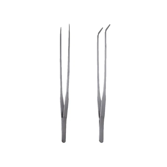 2 un. pinzas para plantas de pecera pinzas de precisión pinzas para plantas acuáticas