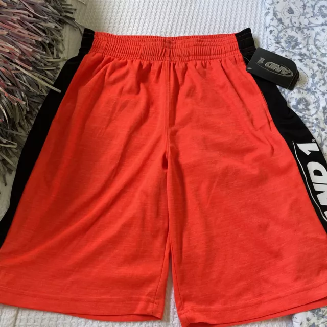 AND1 BASKETBALL SHORTS Men’s Size Small Fiery Red Heather Athletic ...