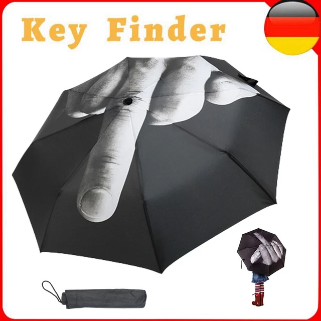 Regenschirm Mit Mittelfinger