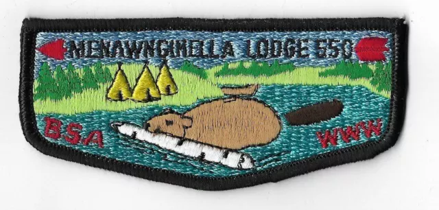 OA Lodge 550 Menawngihella Mountaineer Area  S8b flap