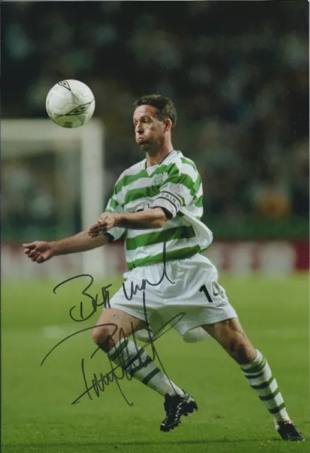 Paul LAMBERT Signed 12x8 Photo AFTAL COA Autograph Celtic CAPTAIN AUTHENTIC