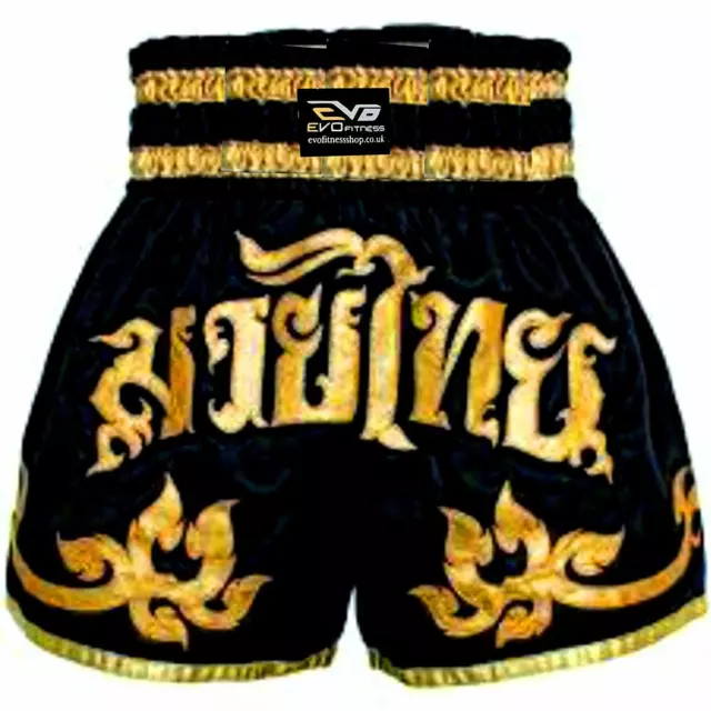 Pantaloncini da combattimento EVO Muay Thai Kick Boxing gabbia MMA Grappling arti marziali equipaggiamento UFC