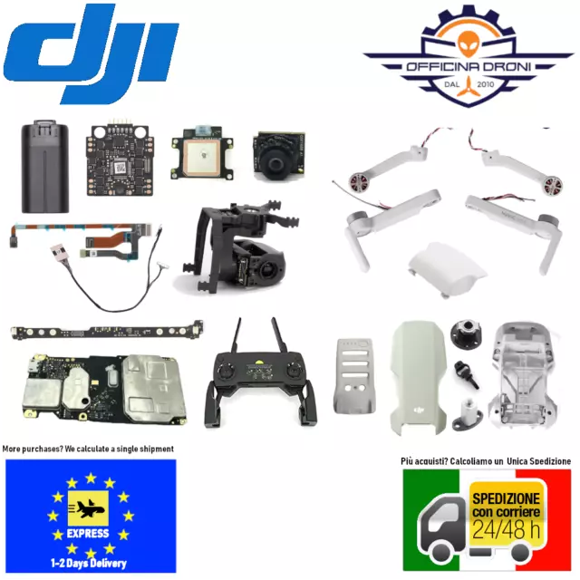 DJI Mini 1 Tous Les Pièces Origine Partie