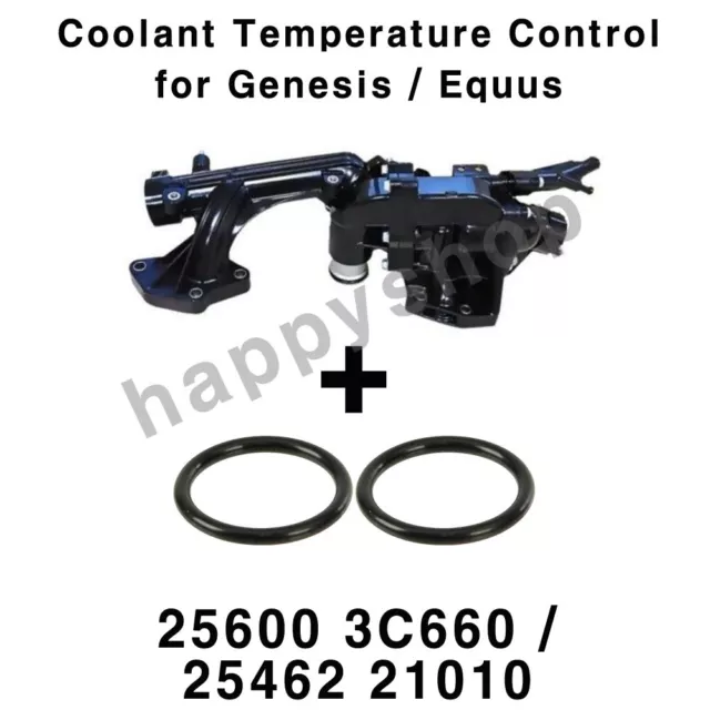 OEM 256003C660 Coolant Temperature Control Assy + O-Ring 2p for Genesis / Equus 2