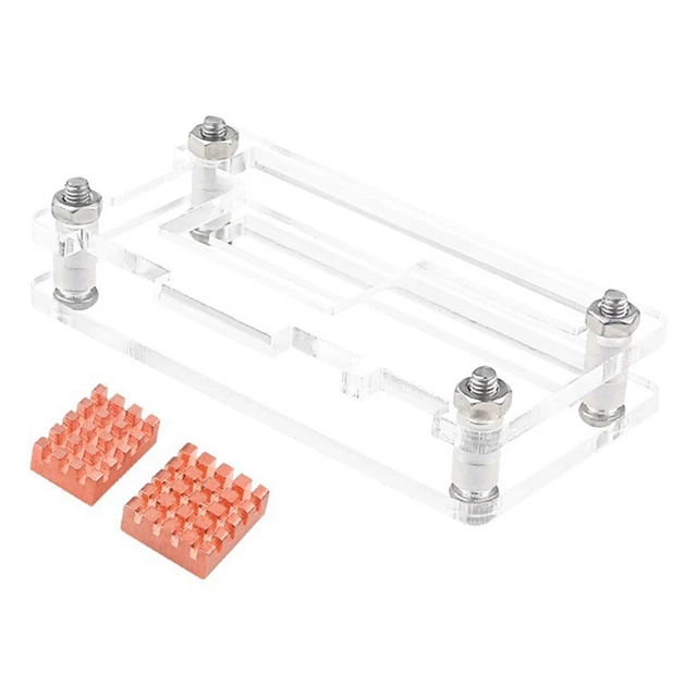 Boîtier Acrylique Transparent Pour Raspberry Pi Zero 2 W - Avec Ventilateur Et Dissipateur - 9