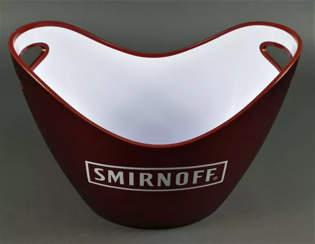 Smirnoff Vodka Red Flaschenkühler Eisbox Kühler Bottle Ice Bucket (591)