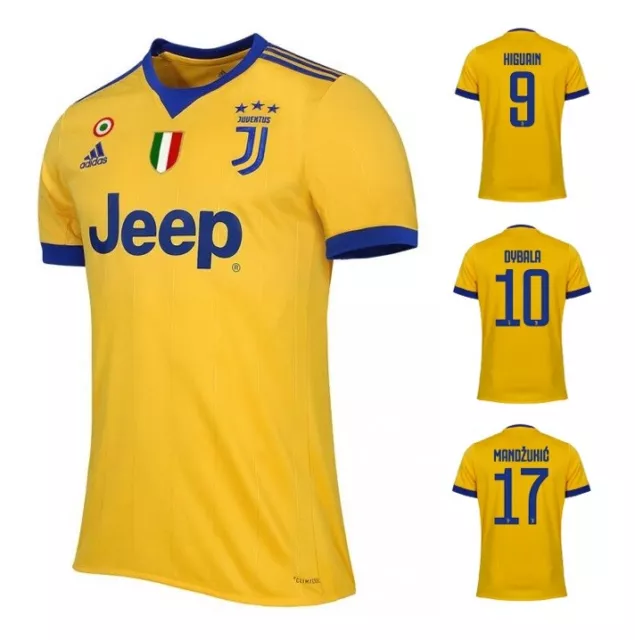 Trikot Adidas Juventus Turin 2017-2018 Away Coppa Scudetto JUVE + Spielernummer