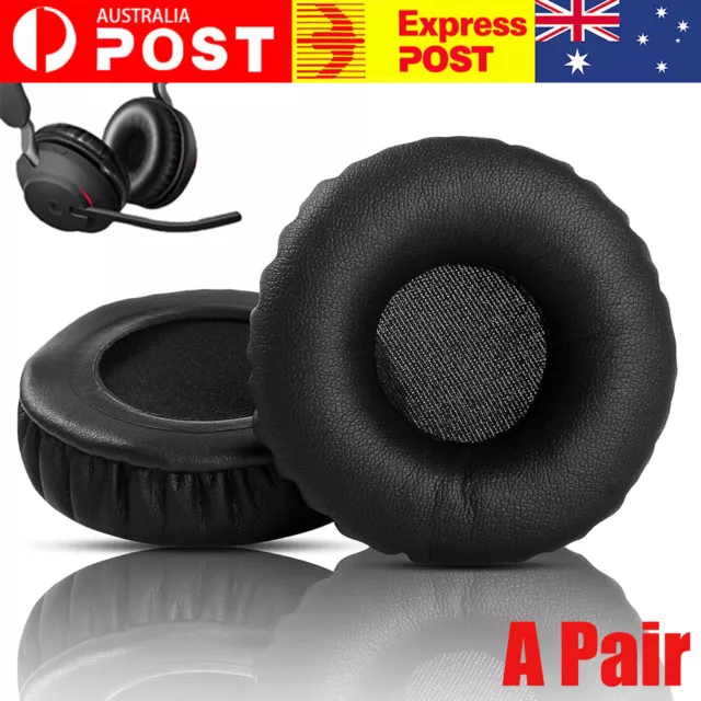 2x Ear Pads Cushion Cover For Jabra Evolve 20 30 40 65 Headset Cushions Earmuffs