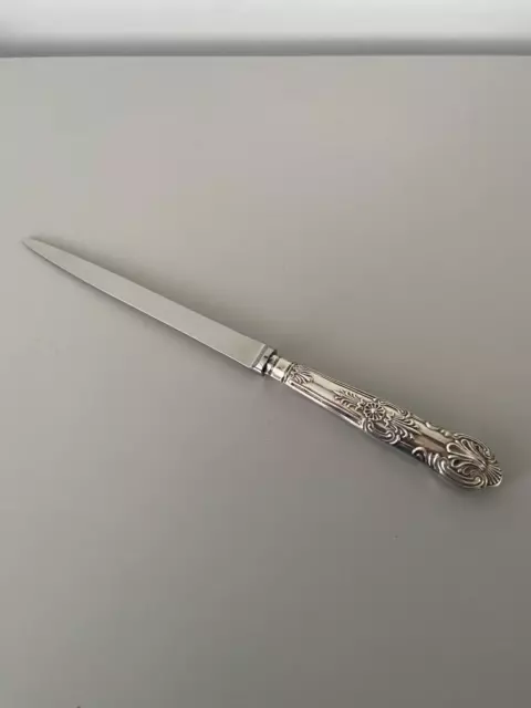 Beautiful Sterling Silver Handled Queens Pattern Letter Opener Birmingham 1994