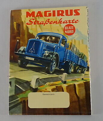 Mappa STRADALE MAGIRUS DEUTZ 1950er anni 