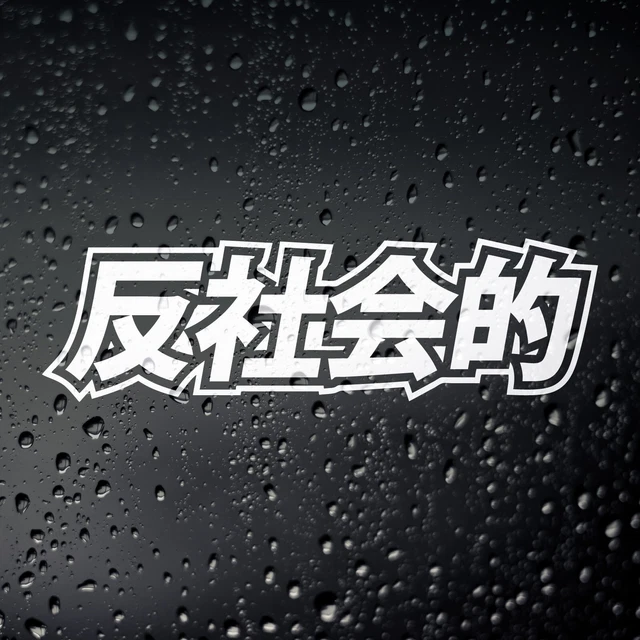 thumbnail image 2 of Own The Ave Inc. 2 Random JDM Box Slap Pack - Japanese Kanji Racing Vinyl Decal Stickers 2 of 5