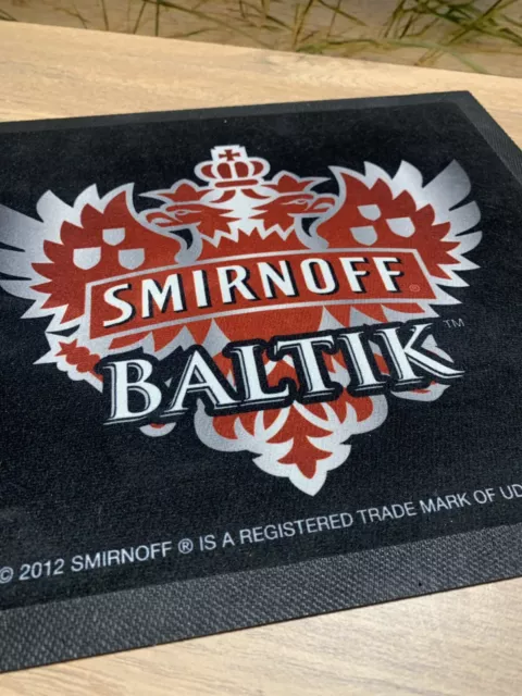 Tapis De Bar Smirnoff Vodka Bière Runner