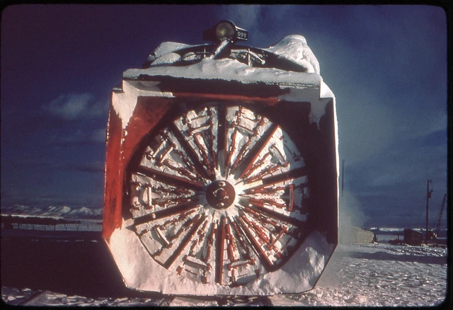 UP Union Pacific rotary 099 front end duplicate slide