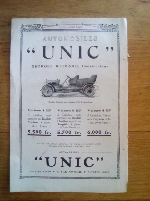 Publicité ancienne automobile Général Motors 1925 issue de magazine