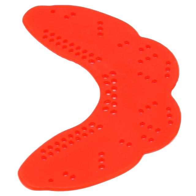 Protector bucal de boxeo (rojo) protector dental compacto portátil grado alimenticio seguro para EVA
