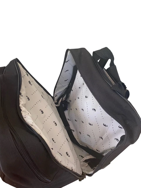 Atlantic Black Rolling Briefcase Carry On Suitcase Travel Luggage 3