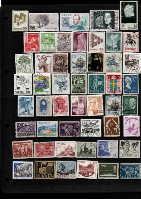 STAMPS   SWEDEN   100 DIFFERENT /  MIXTURE / COLLECTION / MIX   PK ardt