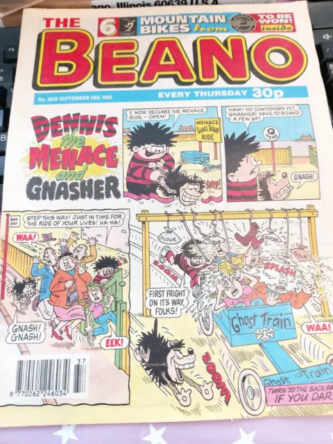 The Beano Comic - No. 2670 - September 18th 1993