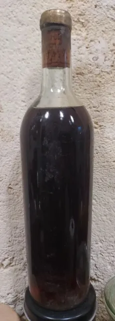 LOUPIAC - Flacon Château de RICAUD millésime 1945 / Liquoreux / Rare bouteille !