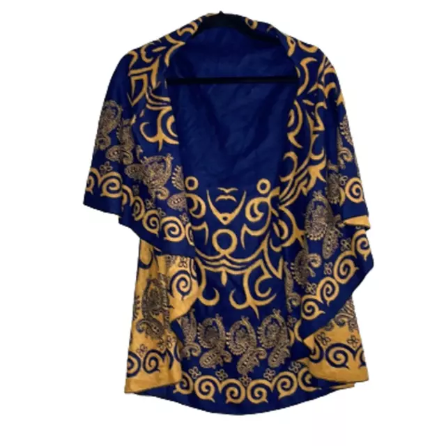 Pashmina Cashmere Wrap Paisley Reversible Shawl Poncho Cape