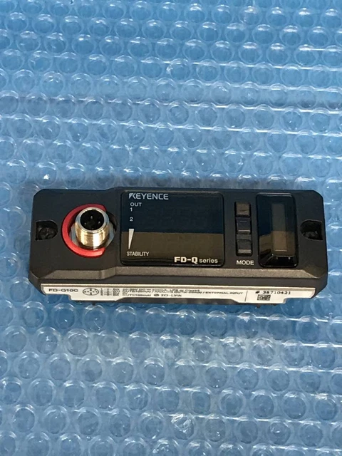 KEYENCE FD-Q10C clamp-on type flow sensor operation confirmed used 2303G