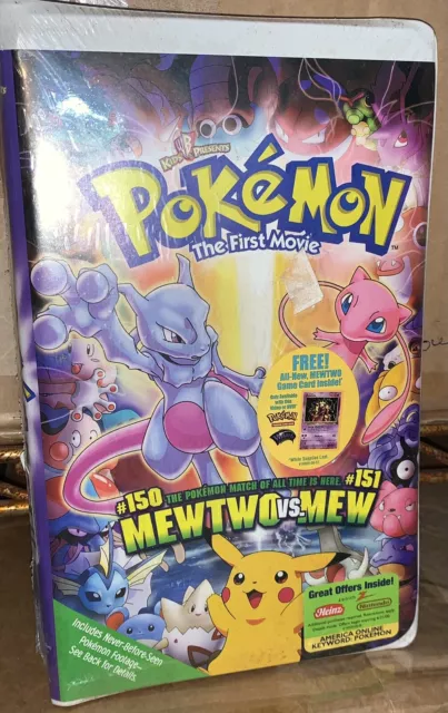 Mavin  IGS 7.5-7 Pokemon Mewtwo Returns VHS Clamshell 2001 movie sealed  graded