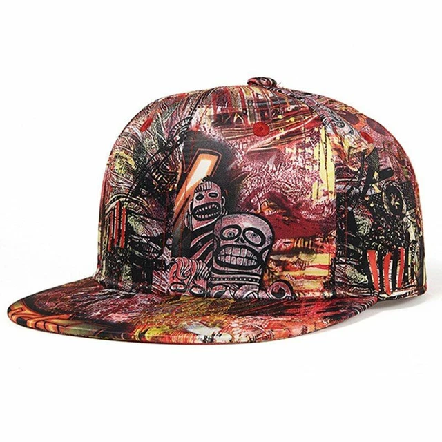 Été Hip Hop Casquette Graffiti Homme Réglable Femme Rue Mode Hip-Hop Chapeau