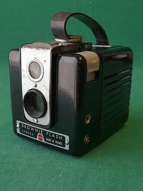Appareil Photo Vintage Kodak Flash C – Complet Avec Boîte Et Notice (Années 50)