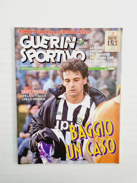 Poster Onze Mondial - Roberto Baggio à La Juventus Turin