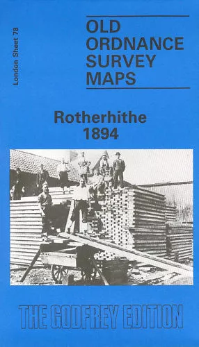 Old Ordnance Survey Map Rotherhithe 1894