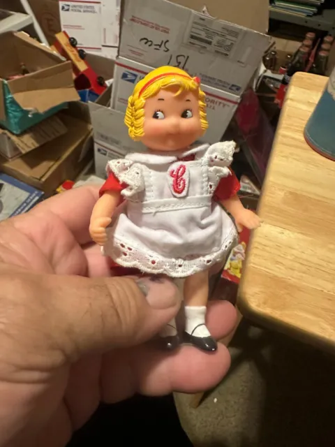 Vintage 1995 Campbell Soup Kids Collector 5” Doll Chef Figure Girl