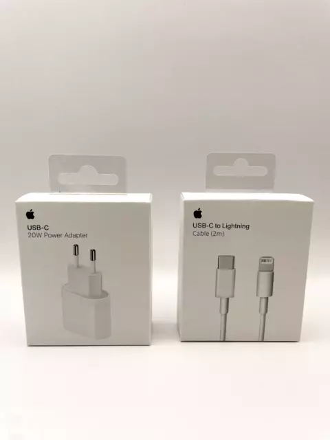 Adaptador Apple 20W + USB-C - Iluminación (2M) Certificado MFi