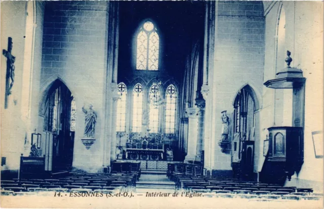 CPA AK ESSONNES - Intérieur de l'Église (384891)