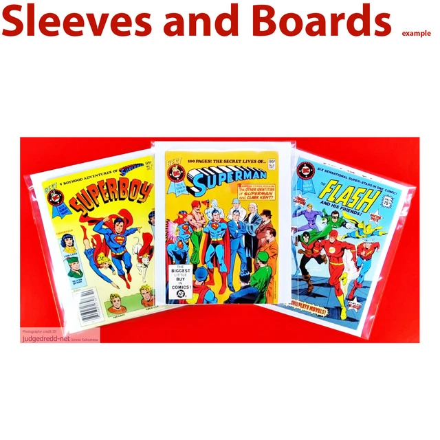 DC Special Blue Ribbon Best Of... Digest Size1 Comic Bags and Backing x 50 .