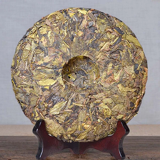 Big Leaf Ancient Tree Golden Leaf Snowy Mountain Yunnan Puerh Tea Cha Tea 357g