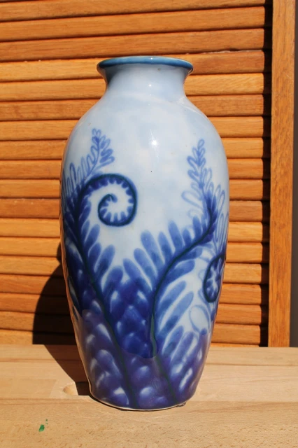Magnifique Céramique Vase Signé Camille Tharaud Limoges Emaux