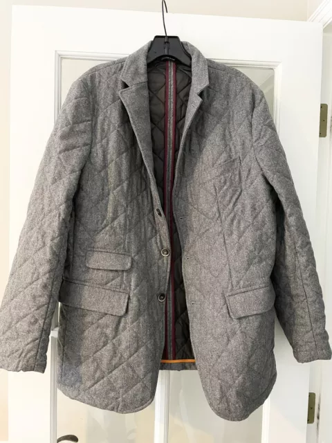 paul stuart quilted jacket mens medium