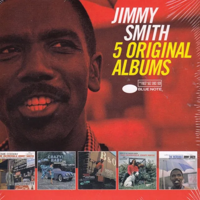 Jimmy Smith / Home Cookin’, Crazy! Baby, Midnight Special, u.a. (5 CDs,NEU!OVP)