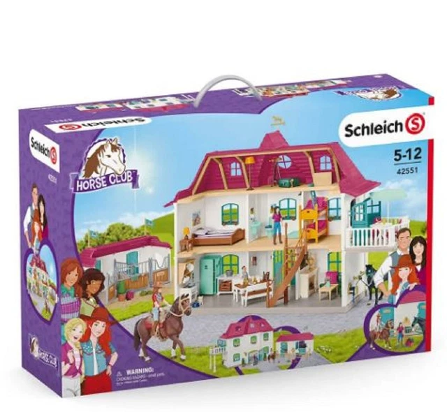 SCHLEICH HORSE CLUB Play Set Lakeside Horse Stable Horses Toys From 5