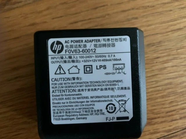 thumbnail image 2 of HP F0V63-60012 Power Supply Adapter For OfficeJet 4650 4538 6230 4535 4678 - Tested 2 of 6