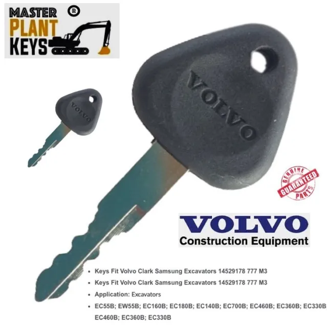 Volvo Excavator & Heavy Equipment Master Plant Key 14529178 or VOE14529178 x 2