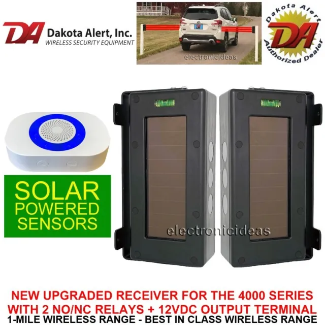 Dakota Alert Sba-4K Plus-Wireless Receiver+1 Set Solar Wireless Transmitters