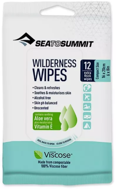 SEA TO SUMMIT Wilderness Wipes Compact 12 Pk