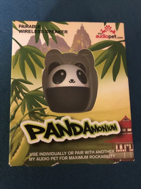 My Audio Pet - Pandamonium - Mini Bluetooth Portable Speaker-Open Box