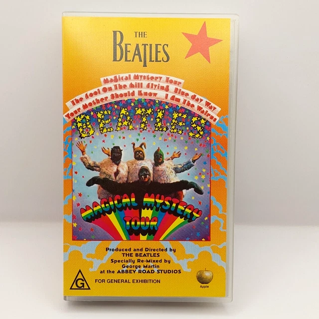 THE BEATLES MAGICAL MYSTERY TOUR VHS VINTAGE TAPE Polygram Video