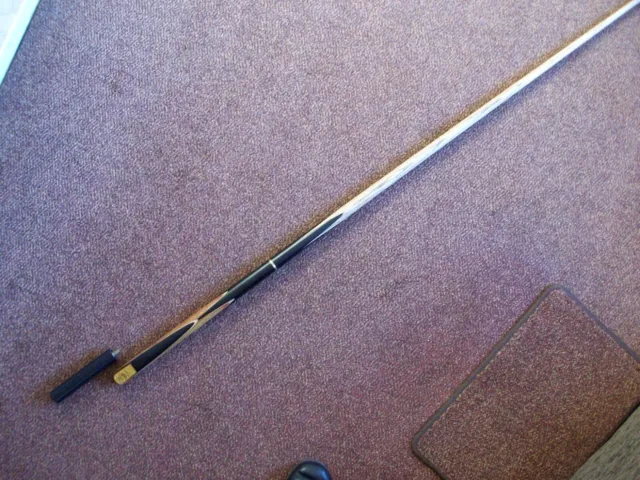 3/4 Snooker Cue  Hand Made The British Brand King Multi-Spliced With Mini Butt