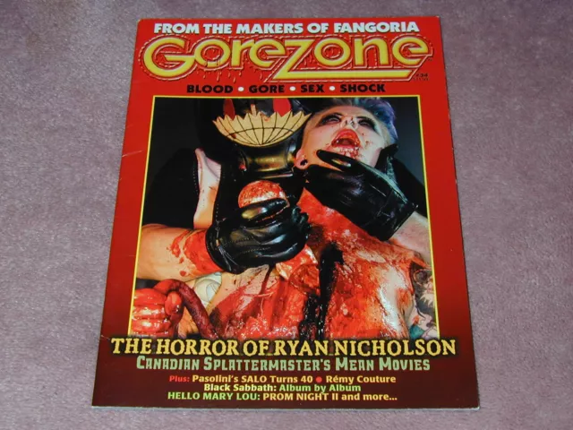 GOREZONE magazine # 34,  Free Shipping USA, Gore Zone
