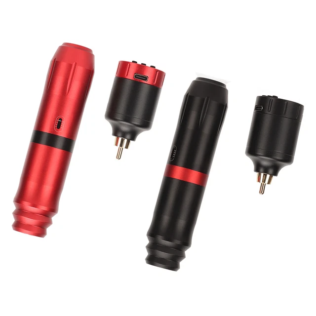 Tattoo Pen Machine Kit with 1300mAh Power Supply Clip Cord -Connector